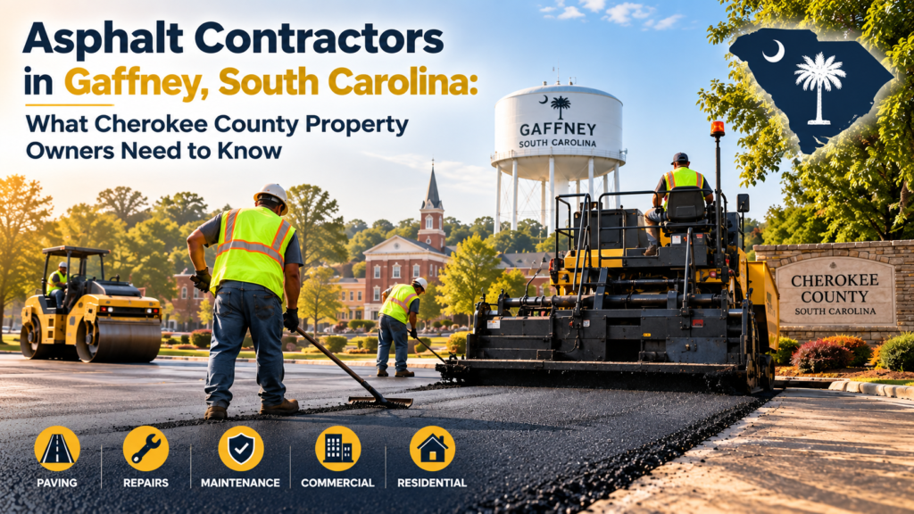 Asphalt Contractors in Gaffney, South Carolina: What Cherokee County Property Owners Need to Know